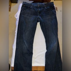 7 for all mankind Austyn fit dark blue jeans